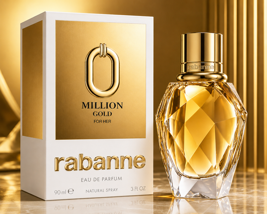 Share RABANNE Million Gold For Her - Eau de parfum 90 ML NEW 2024 SHIP FROM FRANCE