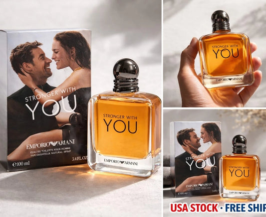 Emporio Armani Stronger With You by Giorgio Armani 3.4 oz Cologne for Men NIB