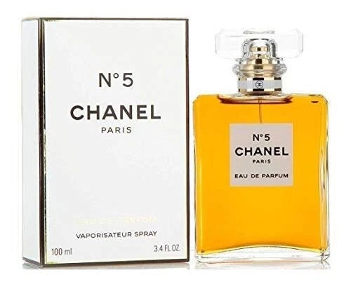 Share CHANEL No 5 Paris 3.4 oz / 100 ml Eau De Parfum EDP Spray for Women NEW, SEALED