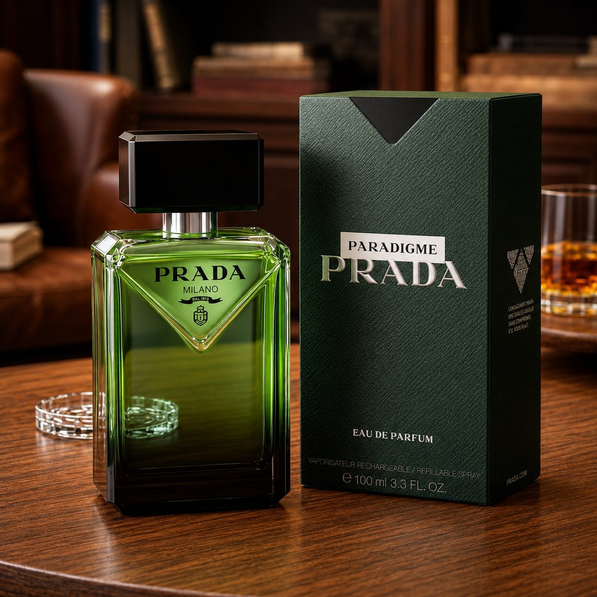 PRADA Paradigme Eau de Parfum Men 100ml/3.3 Fl. Oz Brand New Box
