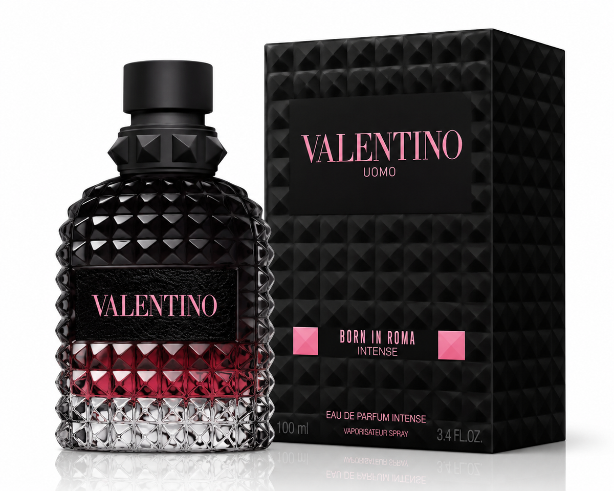 VALENTINO UOMO Born In Roma Intense EDP Spray 3.4 Oz / 100 ml Perfume for Men