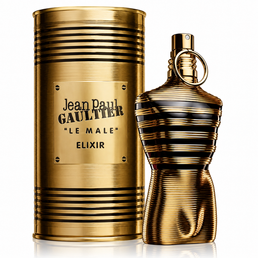 Jean Paul Gaultier Le Male Elixir by JPG, 4.2 oz Parfum Spray for Men