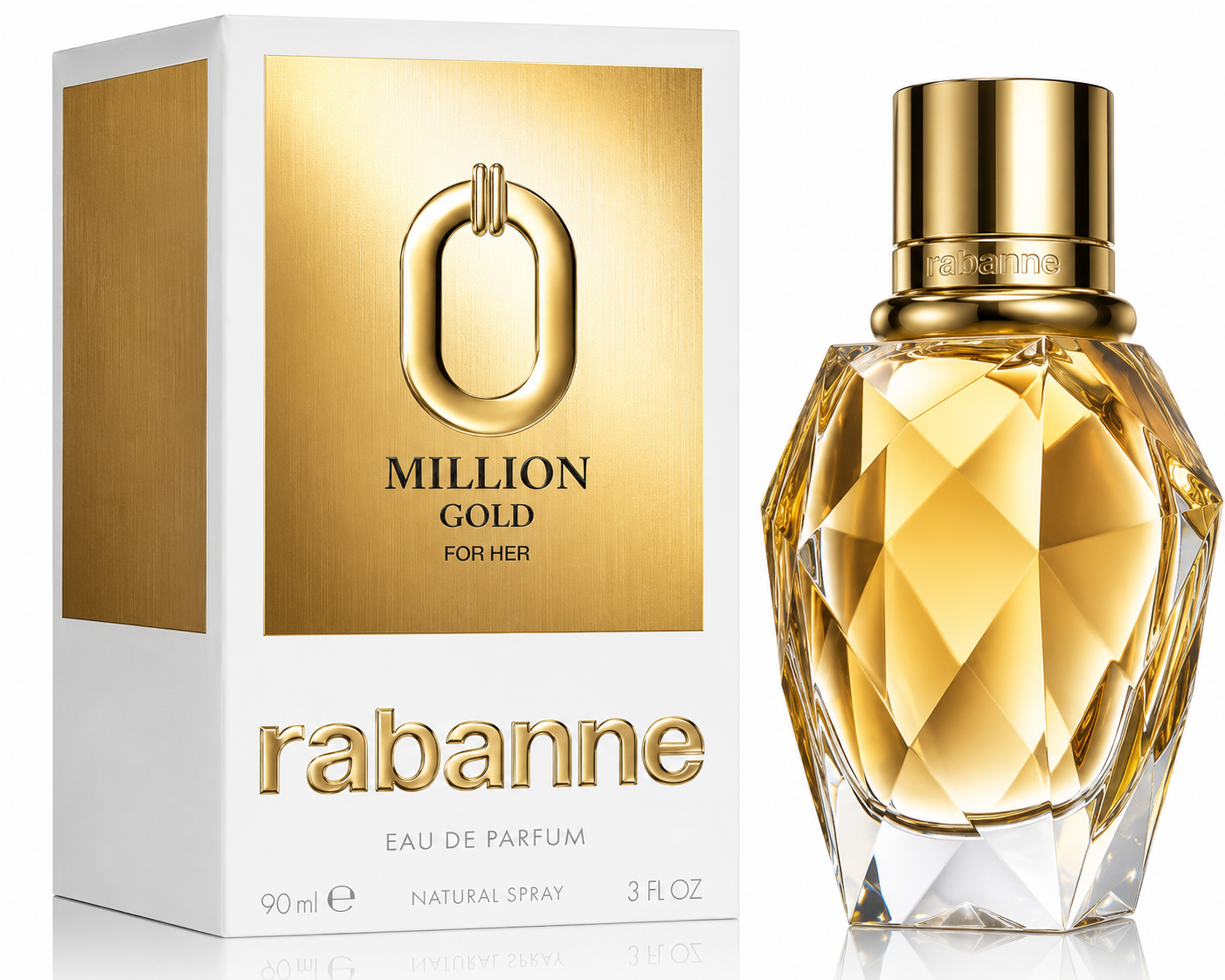 Share RABANNE Million Gold For Her - Eau de parfum 90 ML NEW 2024 SHIP FROM FRANCE
